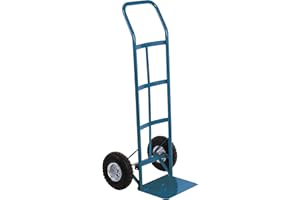 KLETON - All-Welded Hand Truck, Continuous Handle, Steel, 48" Height, 600 lbs. Capacity Each