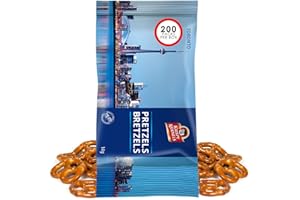 Krispy Kernels | Peanut Free Classic Pretzels 200 x 14g | Perfect Snacks On The Go