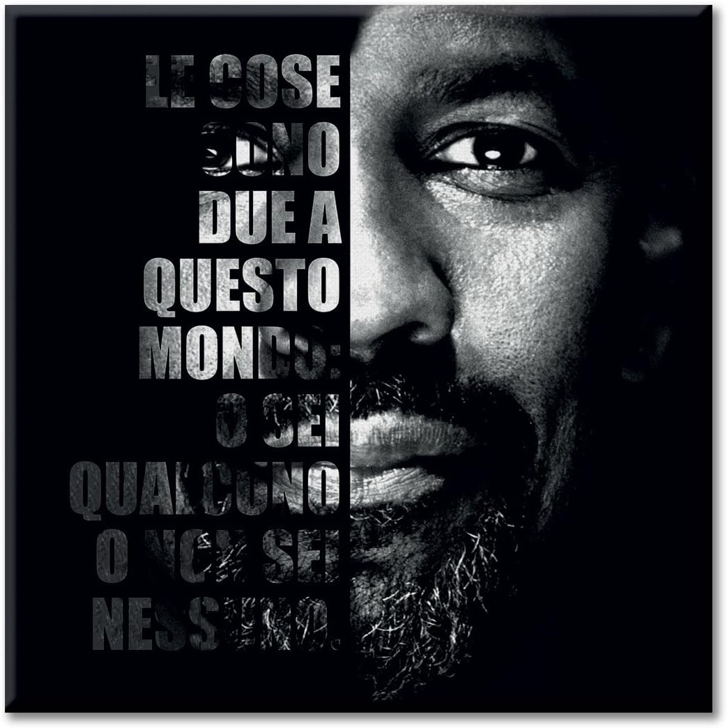 Canvas Panel Canvas Sentence Quote American Gangster Denzel Washington Lfdc Bera Hmte People Amazon Co Uk Sports Outdoors