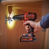 BLACK+DECKER 18 V Cordless 2-Gear Combi Drill Kitbox 2x1.5Ah Batteries view 4