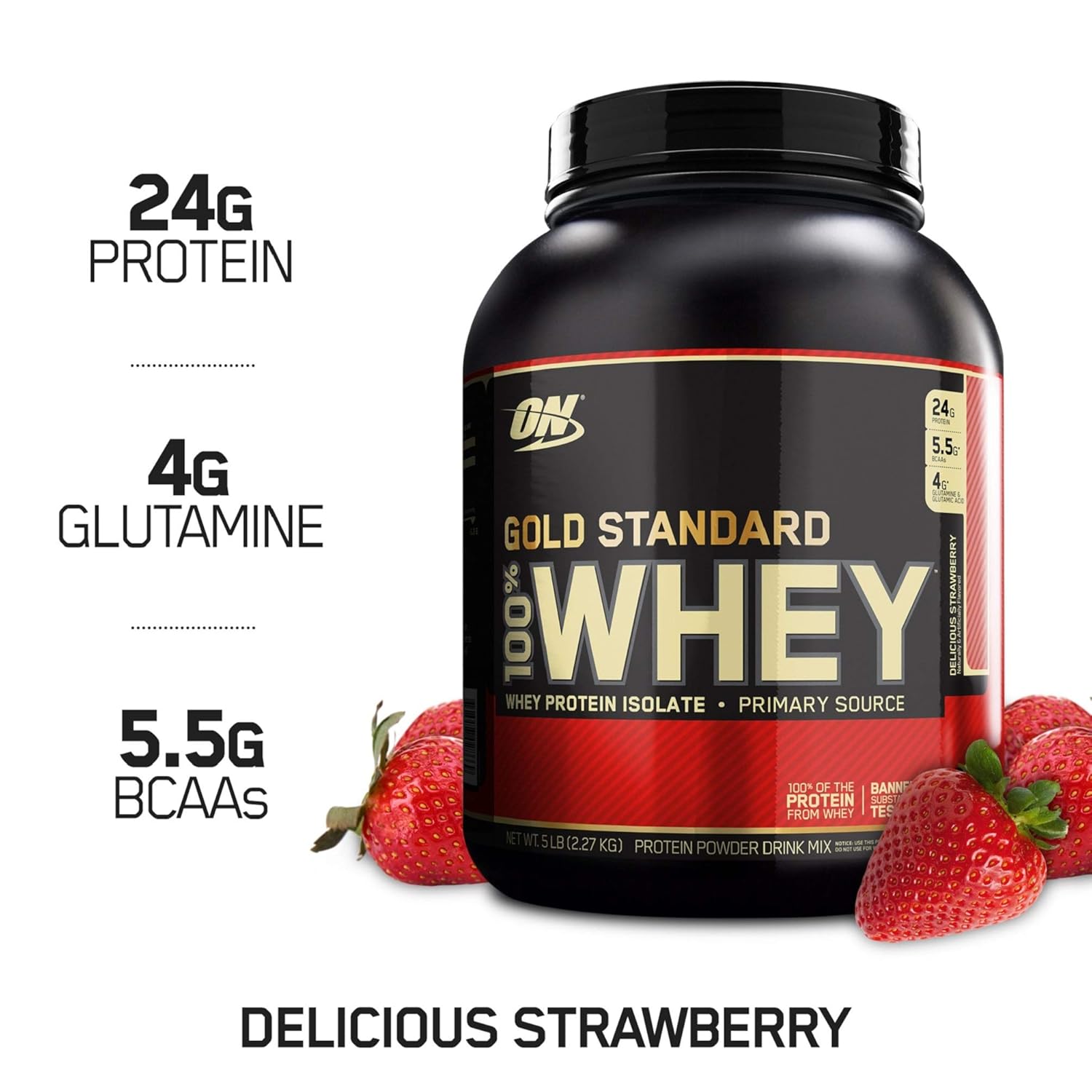 Optimum Nutrition DELICIOUS STRAWBERRY Review (With Pictures) Whey Flavor