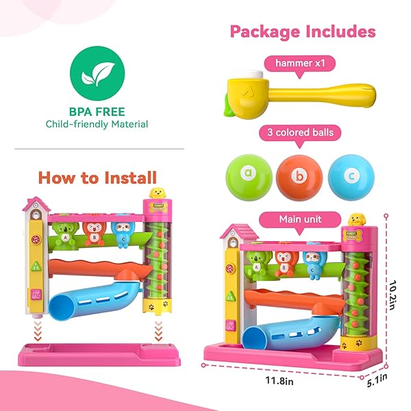 ZARDALI MUSICAL BABY TOY FOR 1 YEAR OLD GIRL GIFTS, 1ST BIRTHDAY GIRL BOY GIFT FIRST XMAS PRESENT FOR TODDLER 1-2, INTERACTIVE LEARNING EDUCATIONAL TOY FOR BABY 6-12-18 MONTHS