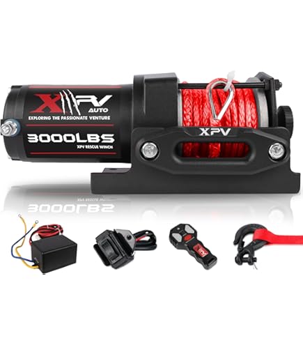 Amazon.com: Badland ZXR 2500 lb Electric ATV Winch – Durable Wire