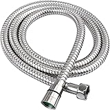 HOMEIDEAS 60-inch(1.5m) RV Shower Hose 304 Stainless Steel Extra Long Shower Hose Replacement Handheld Shower Head Hose Exten