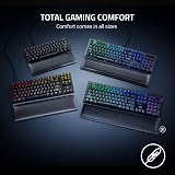 Razer Ergonomic Wrist Rest Tenkeyless Leatherette Black Keyboard Support view 5