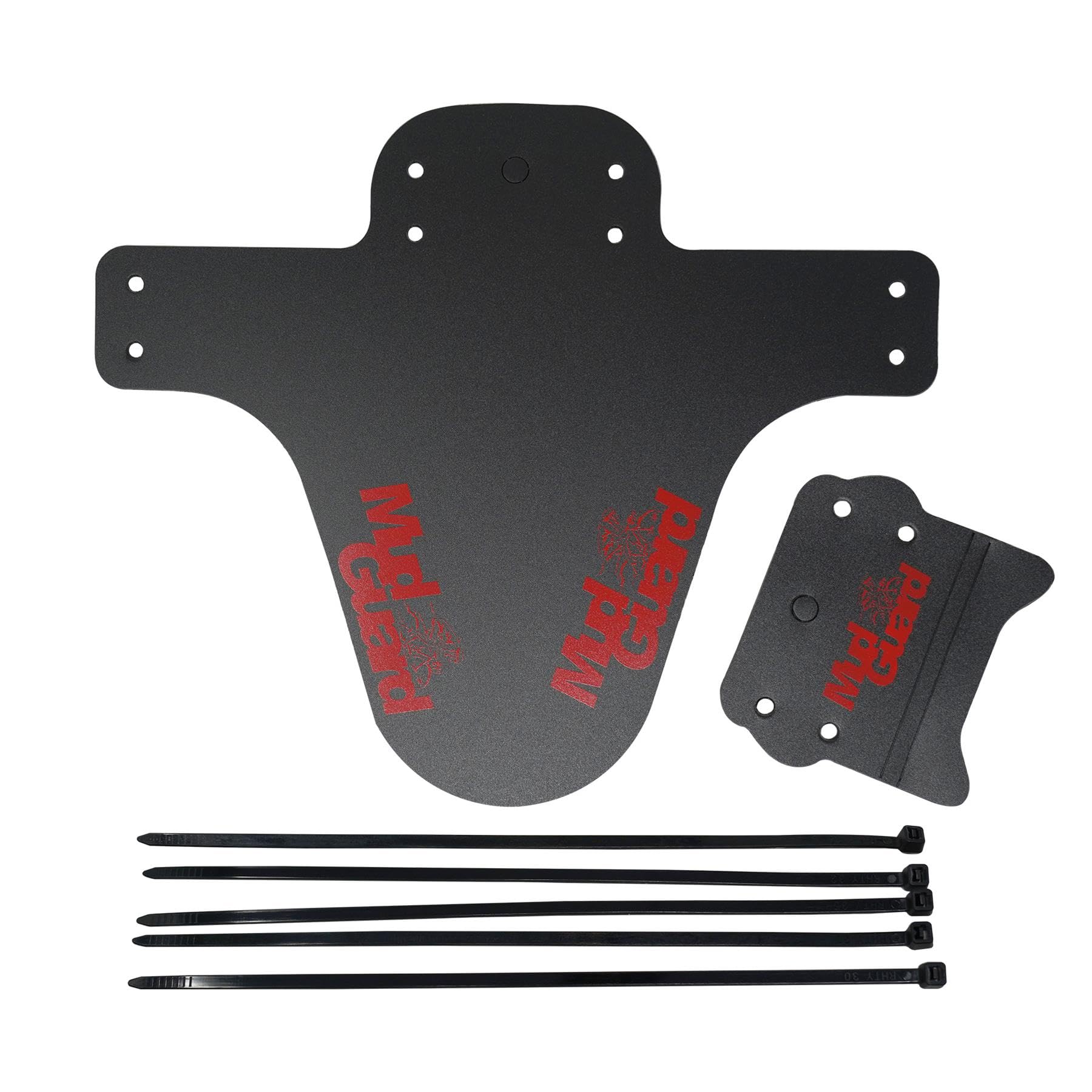 Laxzo ® Mountain Bike Mudguards Set, Bike Fender, MTB Mud Guard Front and Rear Compatible, 20", 24", 26", 27.5", 27.5", 29" Size Mountain Bike Front and Rear Mud Guard