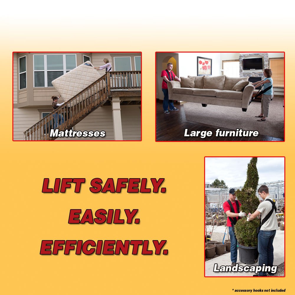 Shoulder Dolly 2Person Lifting and Moving System Easily Move, Lift