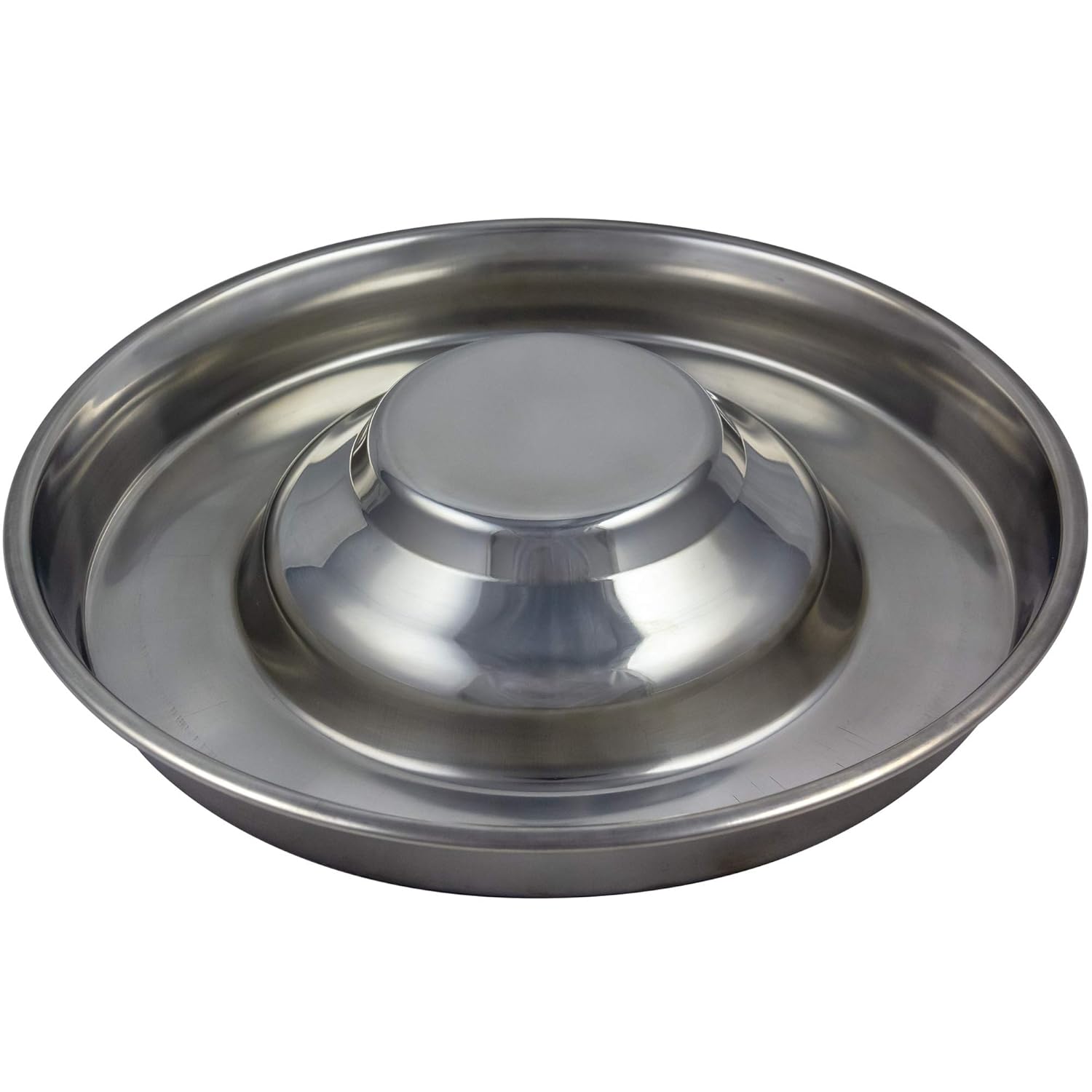 CJ's Puppy Weaning Feeding Whelping Saucer Bowl Stainless Steel
