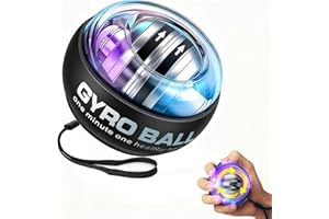 GENERIC Wrist Ball, Powerball Wrist Exerciser Ball, Auto-Start Gyroscopic Forearm Trainer with LED Lights, Adjustable Resistance Hand Grip Strengthener for Men & Women, Wrist Rehab & Stress Relief