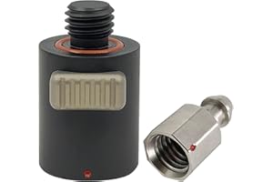 GPS Quick Release Adapter for Trimble Topcon & Sokkia GPS GNSS RTK Total Station Prism Pole, Quick Release Connect Adapter Mo