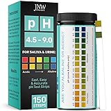 pH Test Strips for Urine and Saliva - 150 Litmus