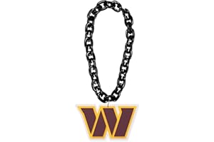 Aminco NFL Washington Commanders Team Fan Chain, Black