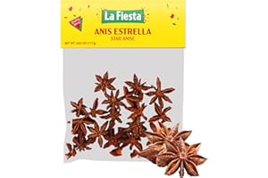 La Fiesta Star Anise, Whole 0.625 oz Bag – Sweet, Aromatic Spice for Latin Dishes, Desserts, and Teas – Trusted Since 1954