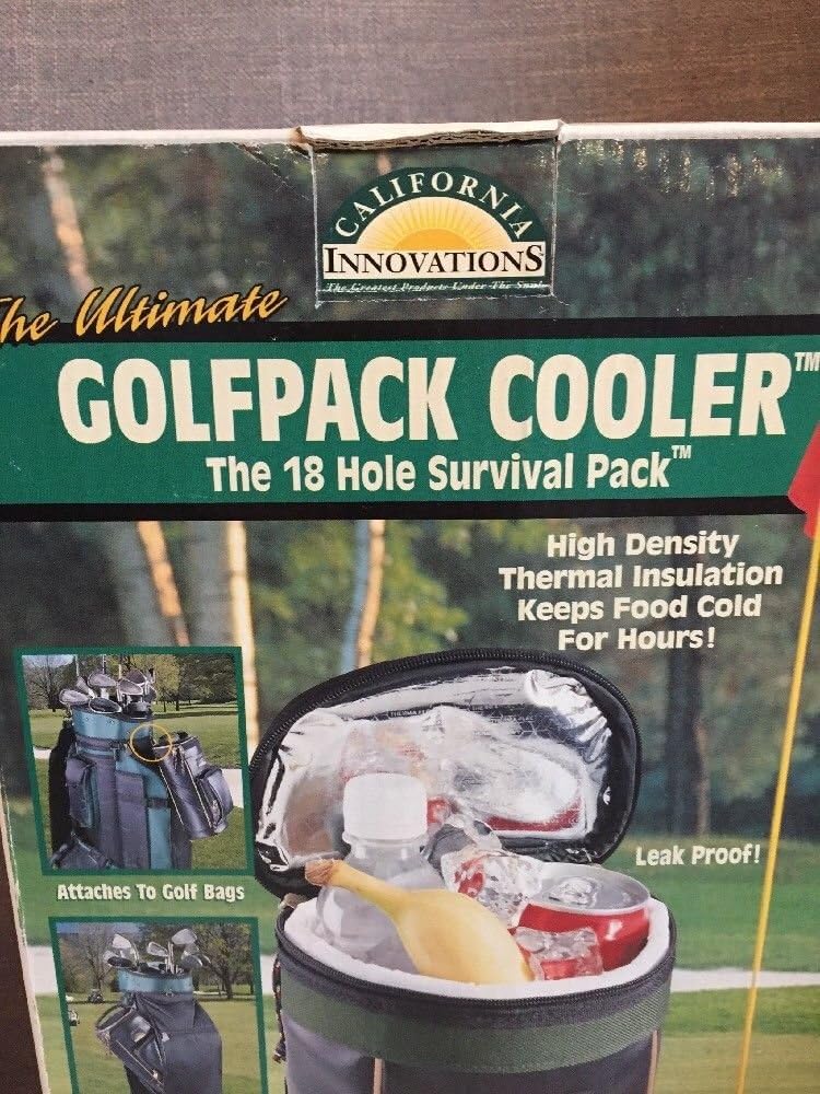 The Ultimate Golfpack Cooler -- The 18 Hole Survival Pack -- Thermalwhiz Golf