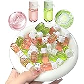 YuanQ Cleansing Oil for Face 40Pcs Moisturizing Cleansing Oil Makeup Remover, Individually Mini Size Packaged Units, Travel Essential & Controlled Dosage 20Pcs Green 20Pcs Pink