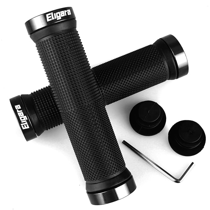 ELIgara Bike Handlebar Grips Non Slip Rubber Bicycle Handle Grip