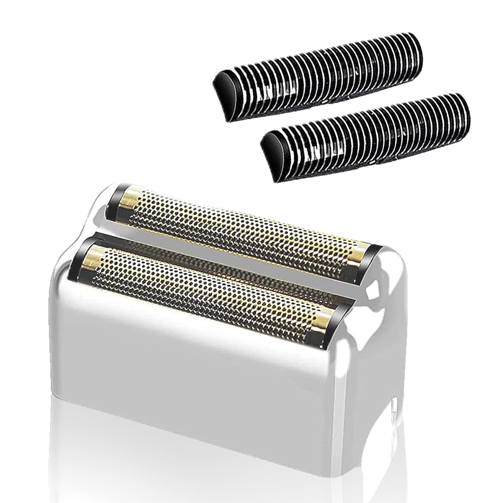 Photo 1 of 1 pack Professional Replacement Foil and Cutters for BaBylissPRO Barberology Double Foil Shaver, Compatible with BaBylissPRO Barberology FXFS2 Shaver?Silver