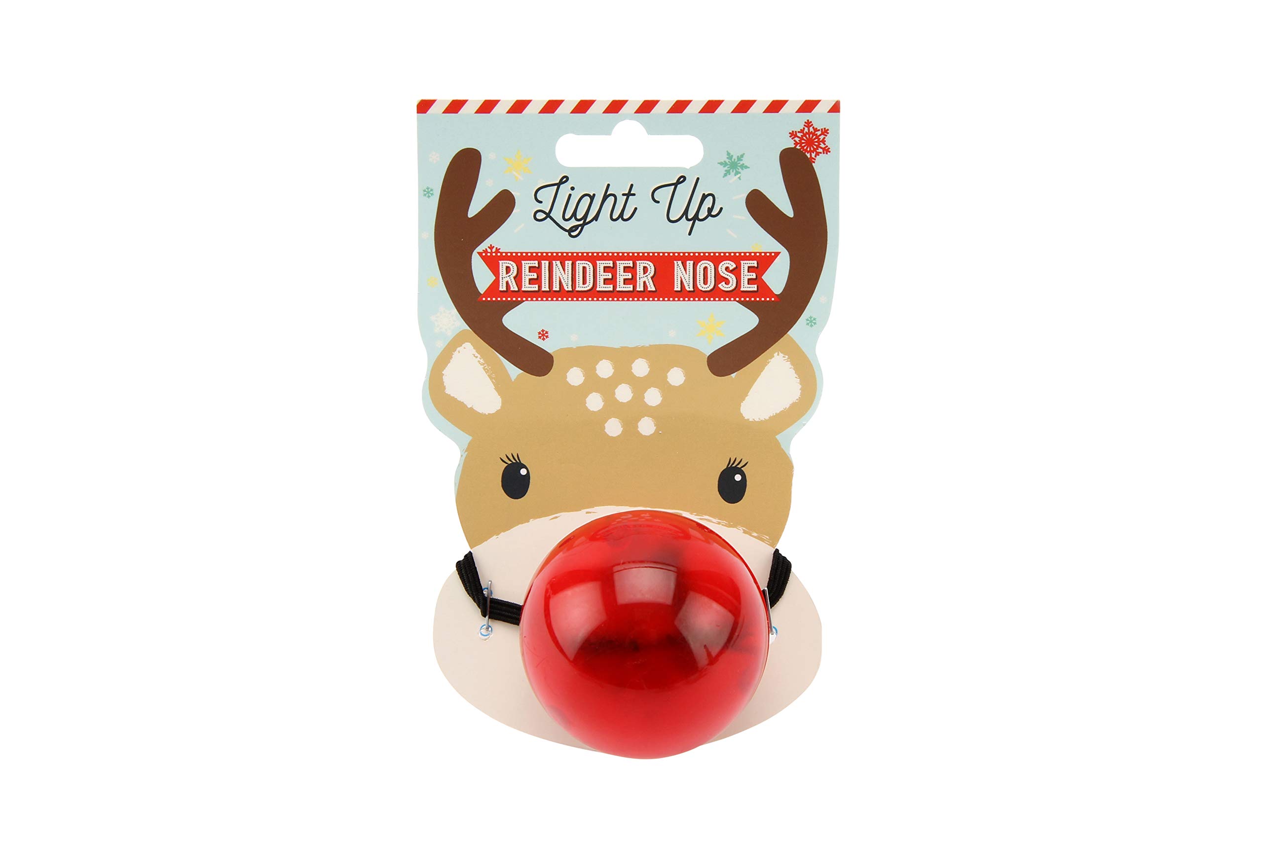 CGB Giftware | Joy to The World Flashing Reindeer Nose | Joy to The World Range | Novelty | Christmas | Party | Fun | GB03359