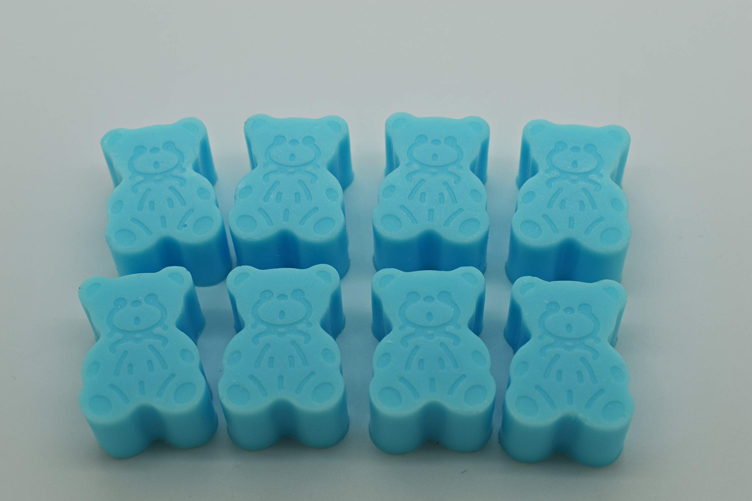 Rainbow Sensation 40 x Mini Teddy Bear Soaps - Baby Shower Favours PINK BLUE (Blue)