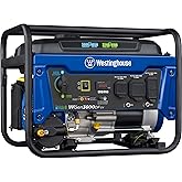 Westinghouse 4650 Peak Watt Dual Fuel Portable Generator, RV Ready 30A Outlet, Gas & Propane Powered, CO Sensor
