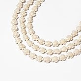 OrchidJewel 40pcs Cute Turtle Beads and Charms Set Turquoise Spacer Beads, Turquoise Spacers, for Charm DIY Jewelry Making Kit (White)