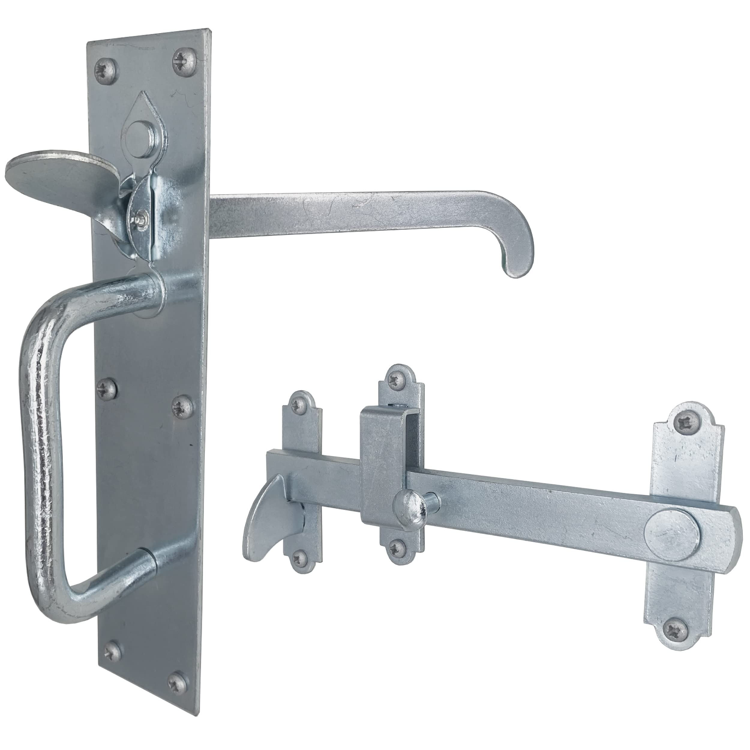 IRONTITE® Suffolk Latch BZP, Garden Gate Latch for Wooden Gates, Ideal Garden Gate & Door Latch for Keeping Gates Shut, Heavy Duty Garden Gate Latches (BZP)
