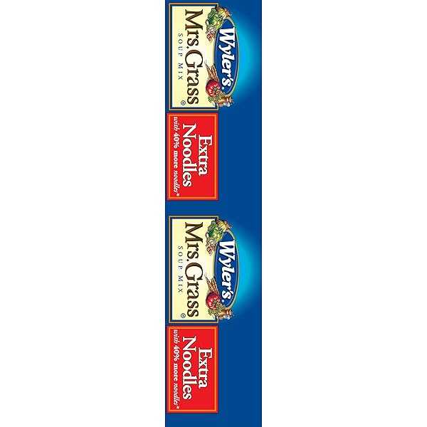 WYLER’S MRS. GRASS EXTRA NOODLES SOUP MIX, 5.2 OZ BOX