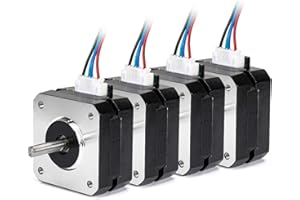 POJECITY Nema17 Stepper Motor Bipolar 42 Motor 4-Lead Wire with 1m Cable (23mm, 4Packs)