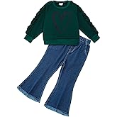 Weebaby Toddler Girl Clothes Infant Girl Sweatsuit Baby Pant Set Outfits Fall Winter Clothing Little Clothes for Girl