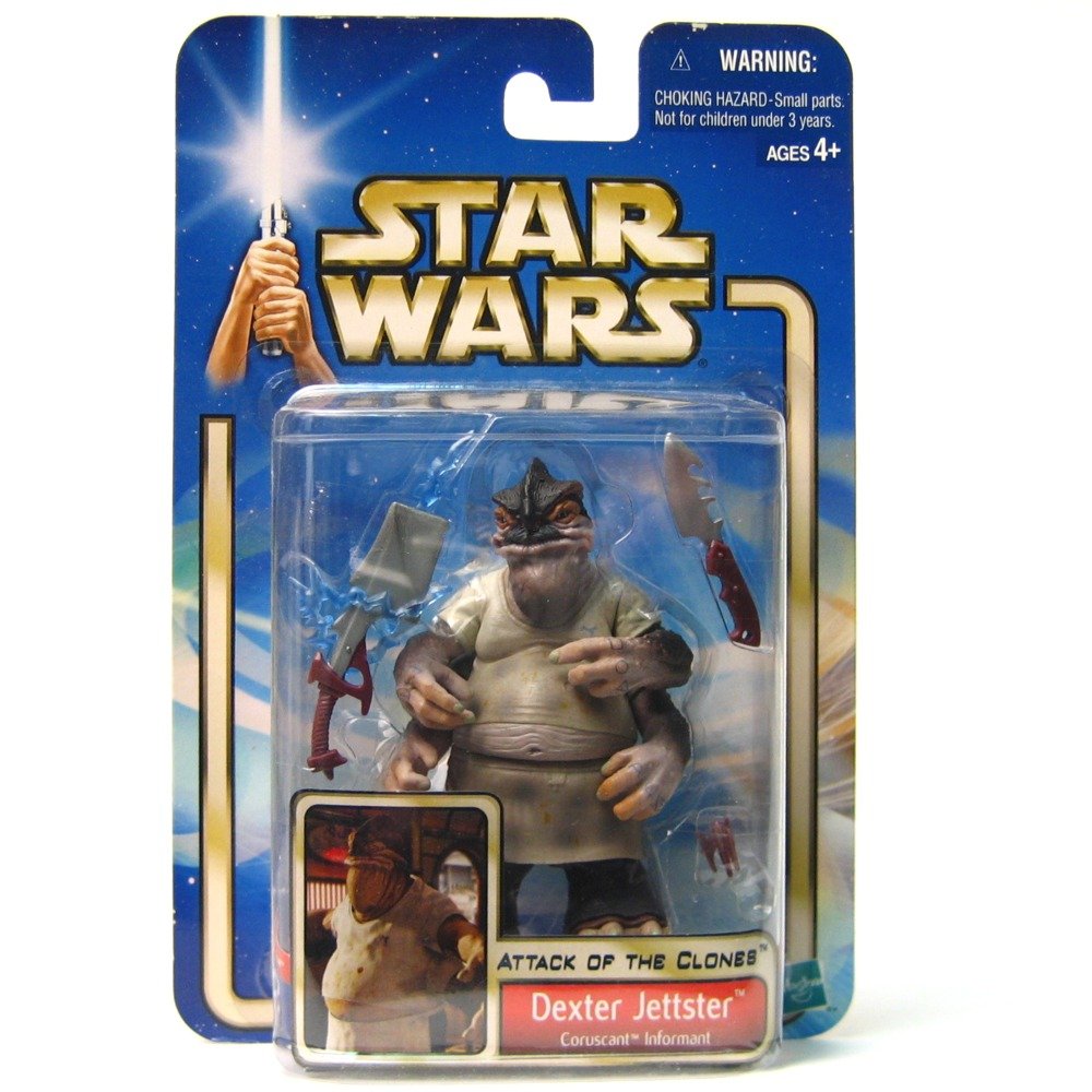 Star Wars 84866 Figura de acción Dexter Jettster Coruscant Informante - El ataque de los clones