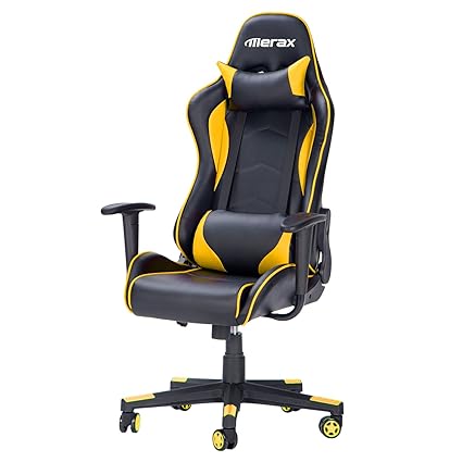 Merax Gaming Chair Yellow