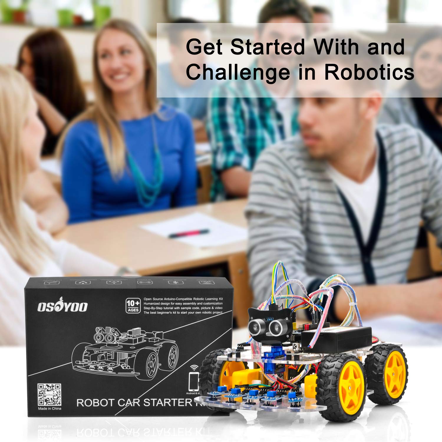 STEM Remote Controlled Educational Motorized Robotics for Building