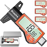 Preciva Tire Tread Depth Gauge, Digital Tire Depth Gauge with Large LCD Display and Inches, Millimeters, Fraction Conversion,