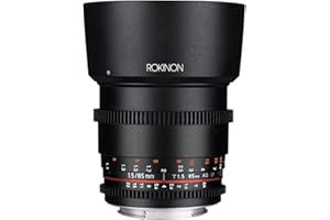 Rokinon DS85M-C Cine DS 85mm T1.5 AS IF UMC Full Frame Cine Lens for Canon EF 85-85mm Fixed Lens for Canon EF Cameras