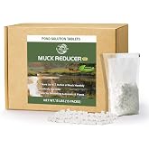 LMJP Muck Reducer for Ponds, Sludge Solution, Away Muck, Odor Control, 15LB | Pond &amp; Lake Cleaning, Natural Beneficial Bacteria &amp; Enzymes, Fish, Wildlife &amp; Recreation Safe, Treats Up To 90,000 Sq Ft