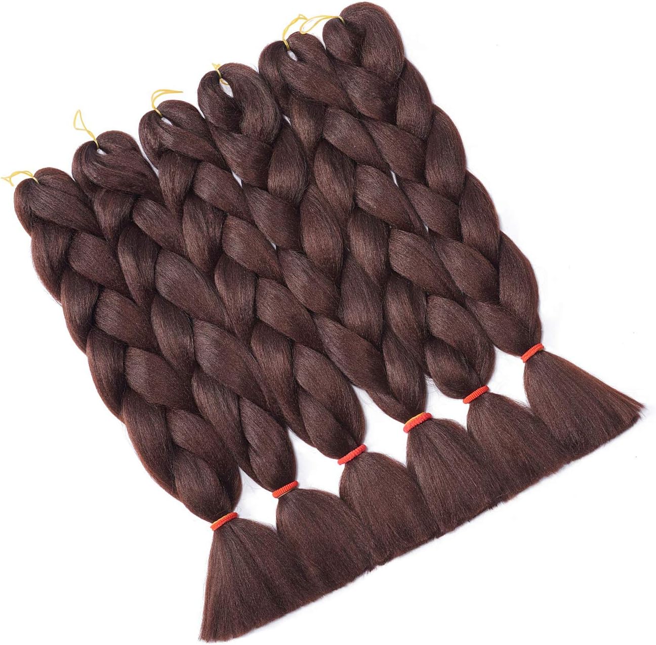 Hairingrid Jumbo Braid Hair Ombre Extension 24inch 6pcs/Lot 100g/pc Synthetic Hair Twist Braiding Hair Crochet Hair for African American Women （R76X4#）