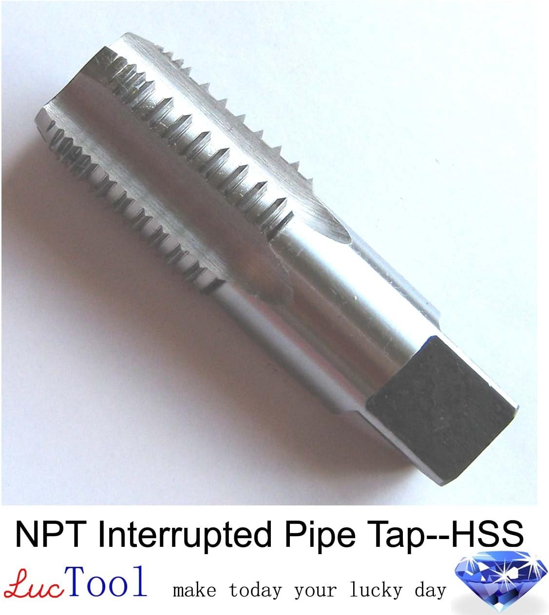 Luctool 1 1/411 1/2 NPT Interrupted Thread Tap HSS 1 1/4