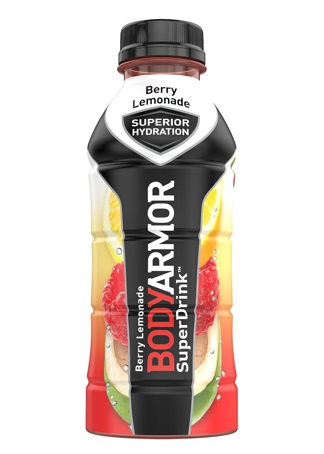 BODYARMOR Sports Drink Sports Beverage, Berry Lemonade, Natural Flavors With Vitamins, Potassium-Packed Electrolytes, No Preservatives, Perfect For Athletes, 16 Fl Oz (Pack of 12)