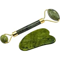 Amazon.com: Jade Roller for Face with Jade Gua Sha - Mothers Day ...