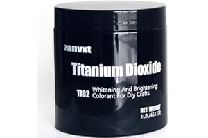 Zanvxt Titanium Dioxide Powder［ tio2 ］ 1 Lb - Whitening Colorant for DIY and Crafts - Titanium Dioxide for Soap Making-Cold S