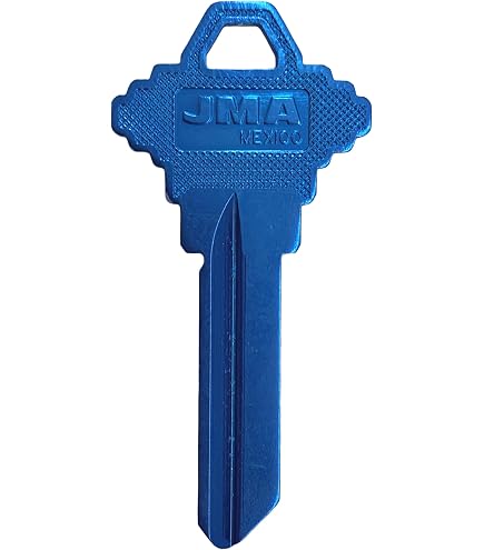 JMA SLG-4.ABK Aluminum Key Blank, SC4 Black (10-Pack): Door