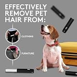 Flint Classic Black Retractable Mini Lint Roller 30 Extra Sticky Sheets Pet view 7