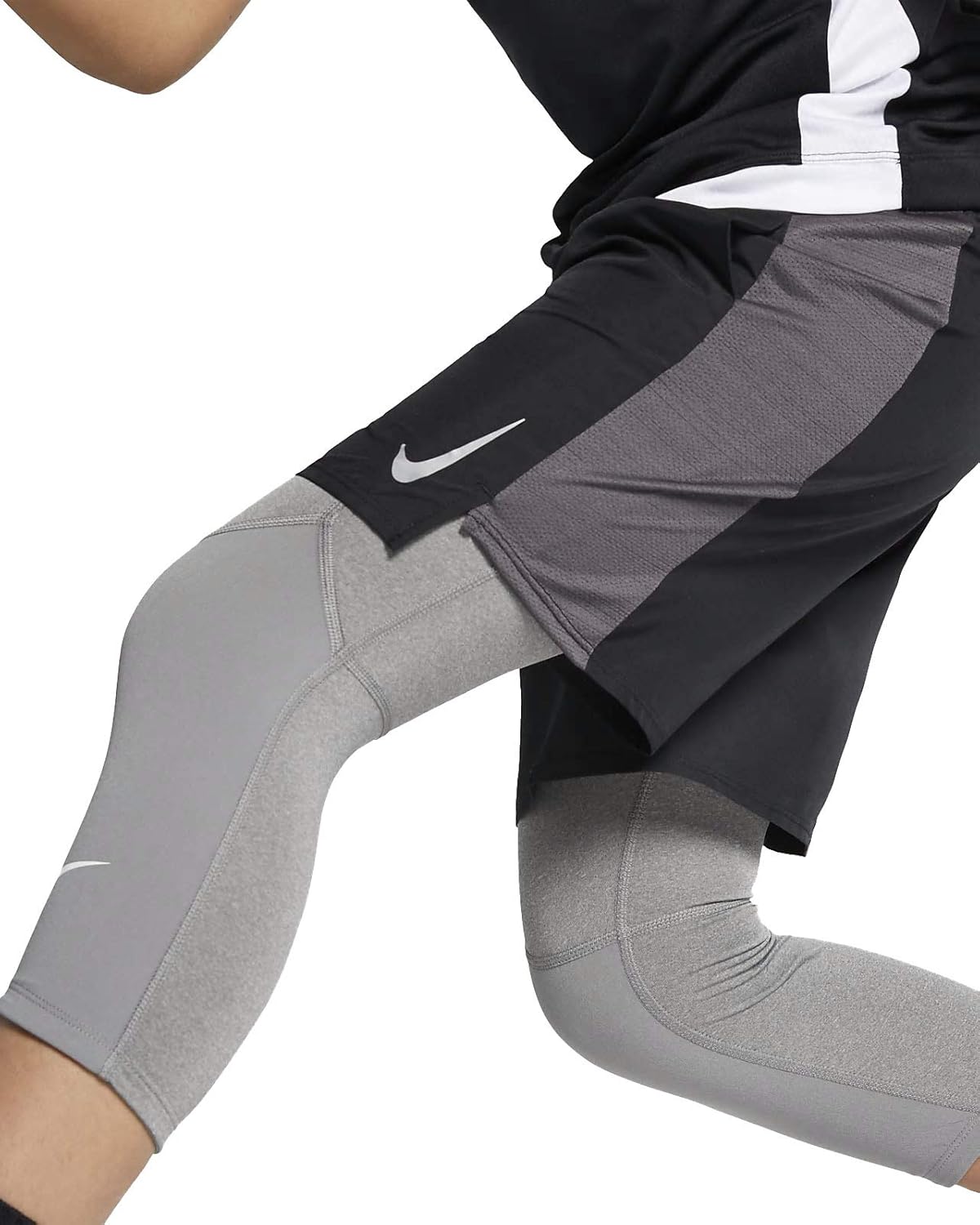 Nike Boys Cool Hbr Compression 3/4 Tight Youth (Little Big Kids): Clothing