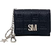 Steve Madden Women&rsquo;s Bklara Card Case with Keyring and Clip (Black) (Black)