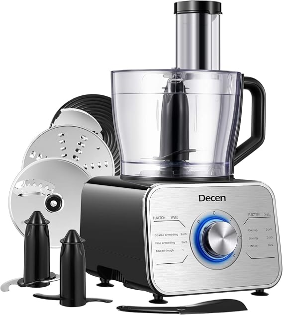 Amazon.de Decen Küchenmaschine Multifunktional, 1100W Food Processor