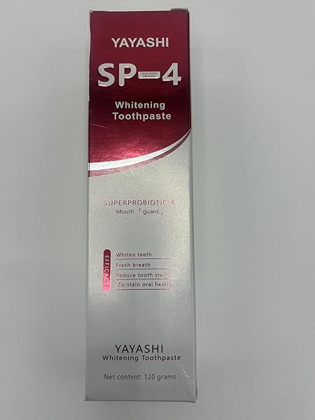 TWWKDD 120G YAYASHI SP-4 TOOTHPASTE, YILIKU SP-4 PROBIOTIC TOOTHPASTE, SP-4 BRIGHTENING TOOTHPASTE FRESH BREATH TOOTHPASTE, SP-4 BRIGHTENING & STAIN REMOVING TOOTHPASTED