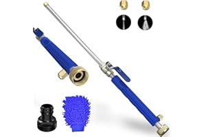 KARVEDEN High Pressure Power Washer Wand, 18IN Hydro Jet Water Hose Nozzle,Watering Sprayer Cleaning Tool for Gutter Patio Car Window Glass, Gutter Cleaning Tools
