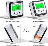 Lytool Digital Level Box Magnetic Mini Digital Angle Gauge 360° Backlit LCD view 6