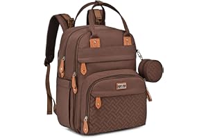 BabbleRoo Diaper Bag Backpack - Baby Essentials Travel Tote - Multi Function Water Resistant Diaper Bag, Travel Essentials Ba