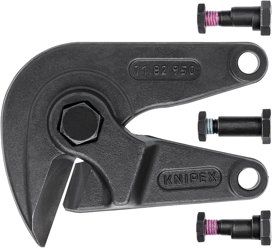 KNIPEX Spare Cutter Head for 71 82 950 Complete with Screws, 71 89 950